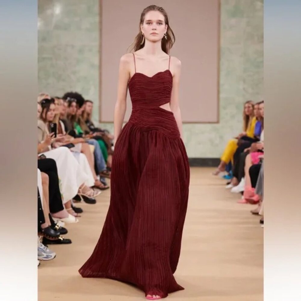 AJE Laurier Wave Maxi Dress